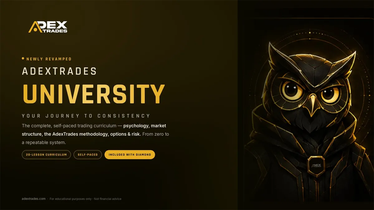 Promotional cover image for AdexTrades DIAMOND membership