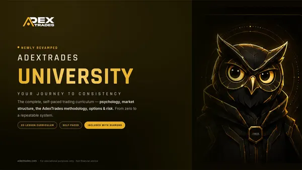 Promotional cover image for AdexTrades DIAMOND membership