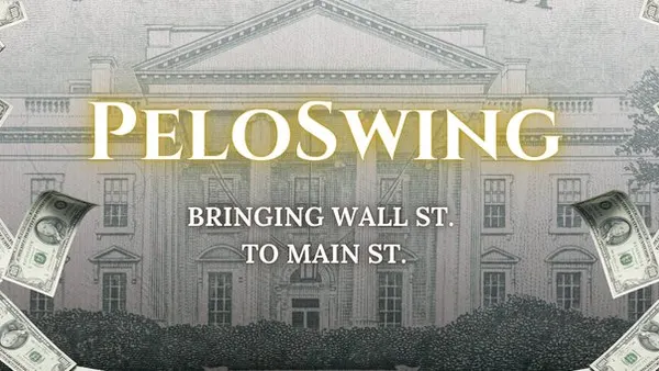PeloSwing promotional cover image for its real-time options flow alert service